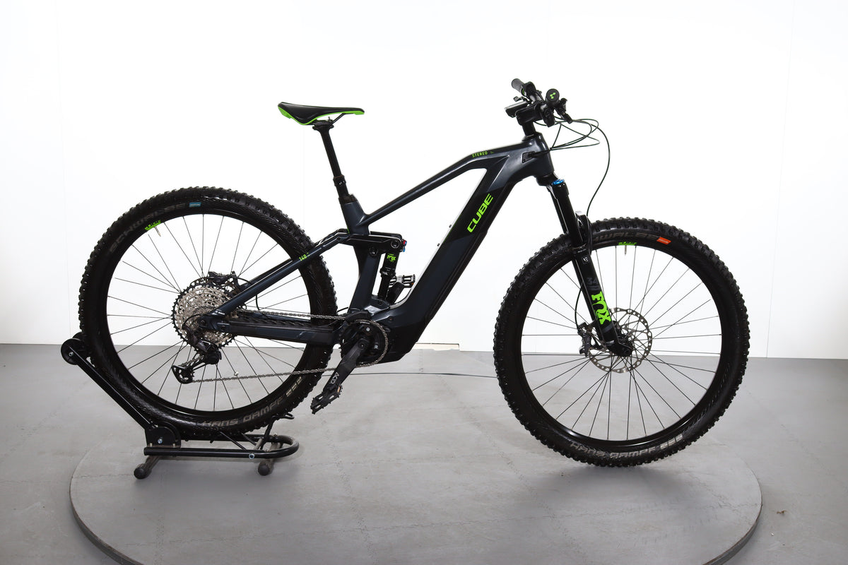 stereo hybrid 140 hpc sl 625 iridium ́n ́green Cube Stereo Hybrid 140 HPC SL E-Bike gebraucht