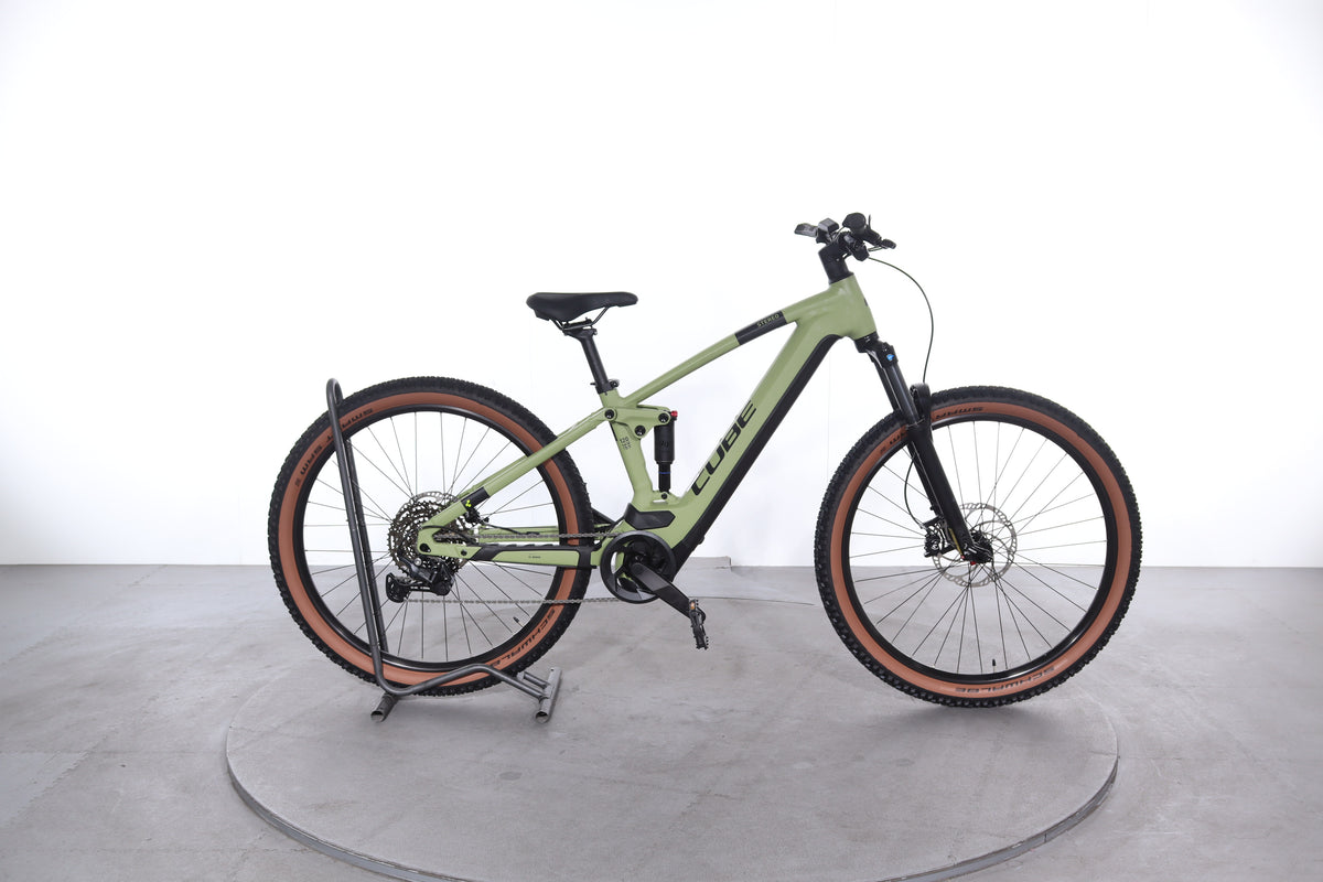 cube stereo hybrid 120 race 625 green ́n ́sharpgreen 2021 Cube Stereo Hybrid 120 ONE E-Bike gebraucht