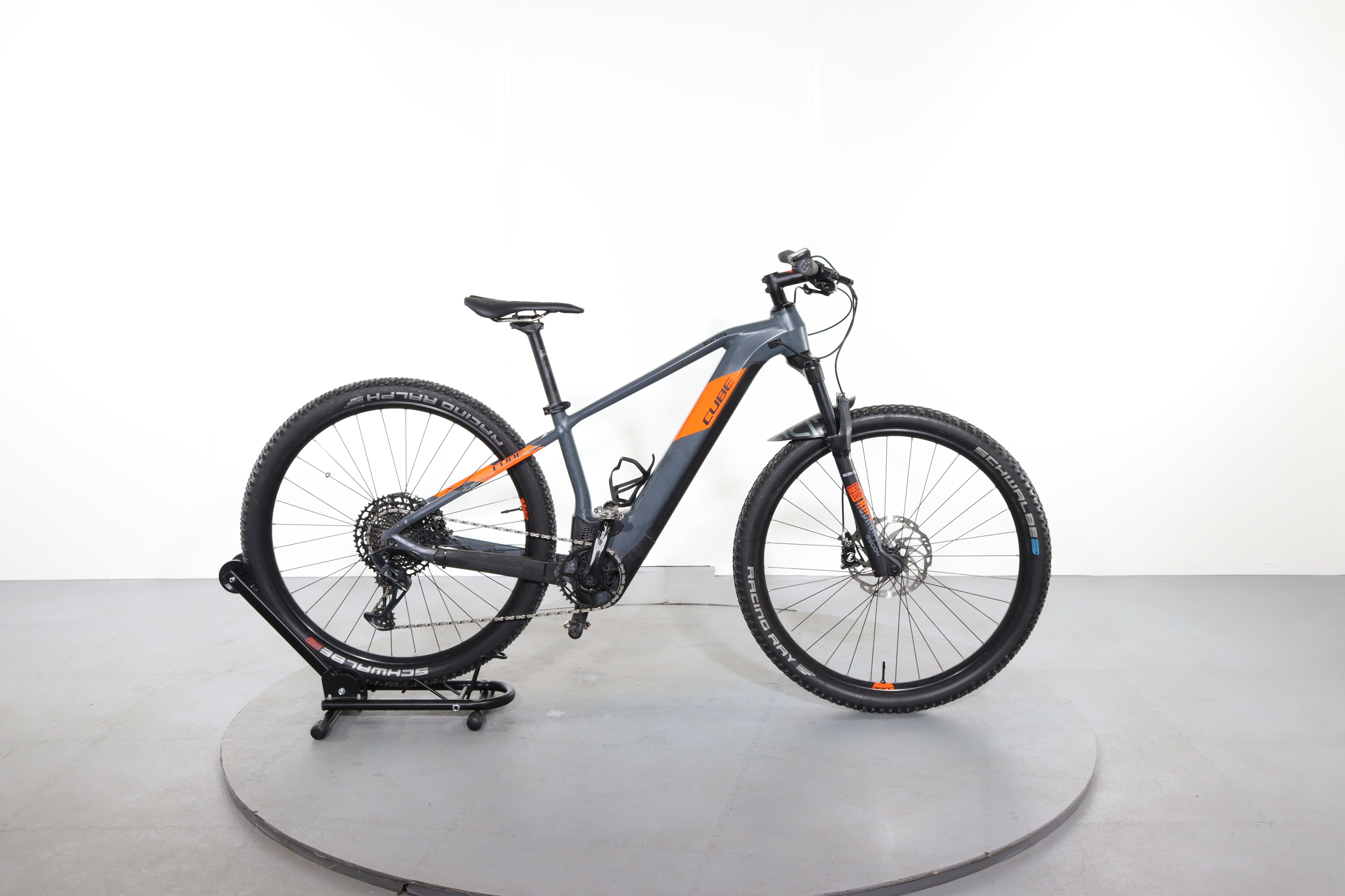 cube mountainbike grau orange Cube Reaction Hybrid SL 625 E-Bike gebraucht
