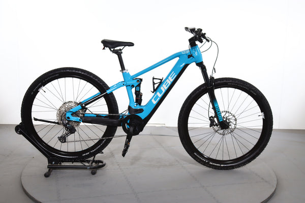 cube e mountainbike blau Cube Stereo Hybrid 120 Pro E-Bike gebraucht