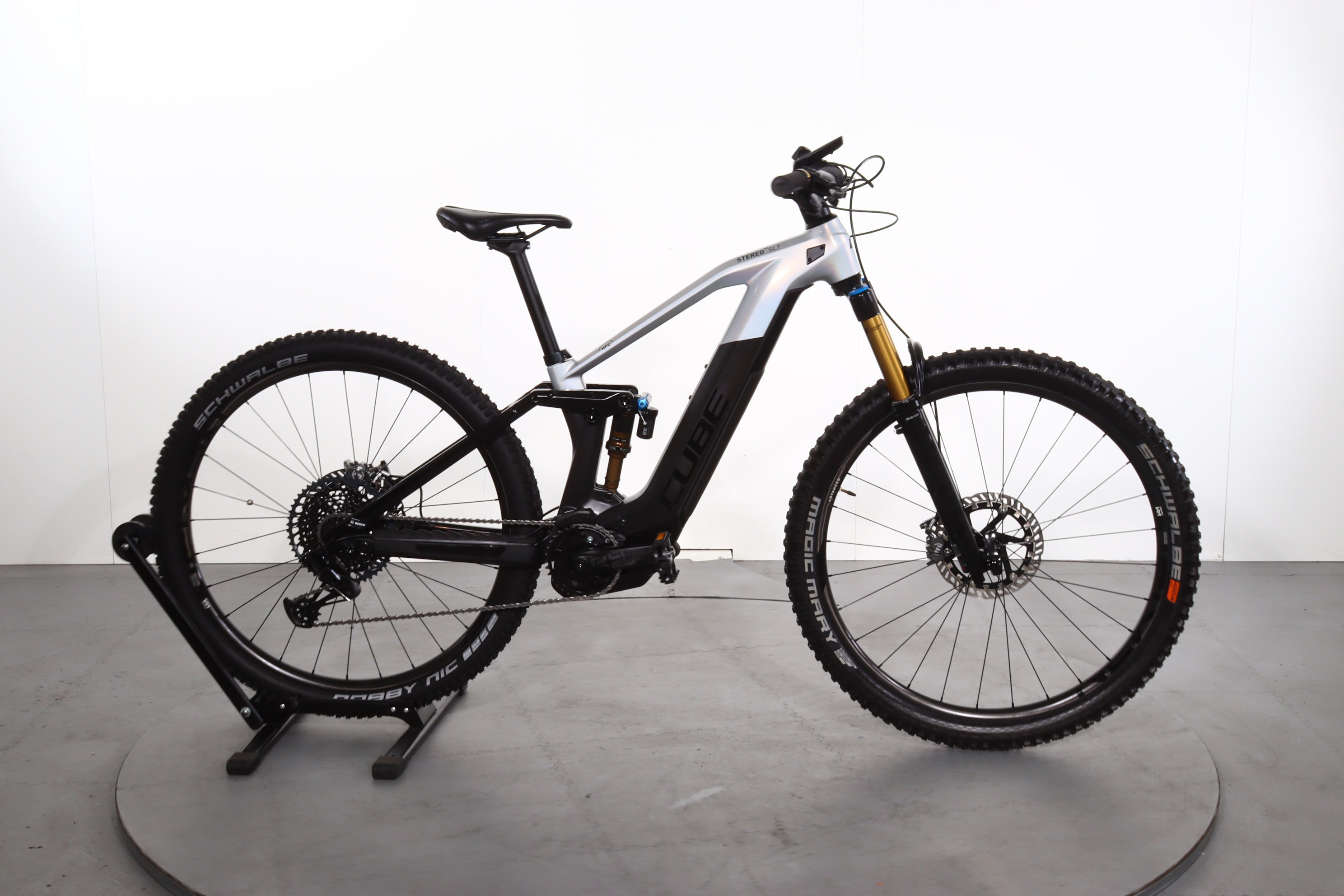 cube stereo hybrid 140 nyon Cube Stereo Hybrid 140 HPC SLT Nyon Refurbished E-Bike