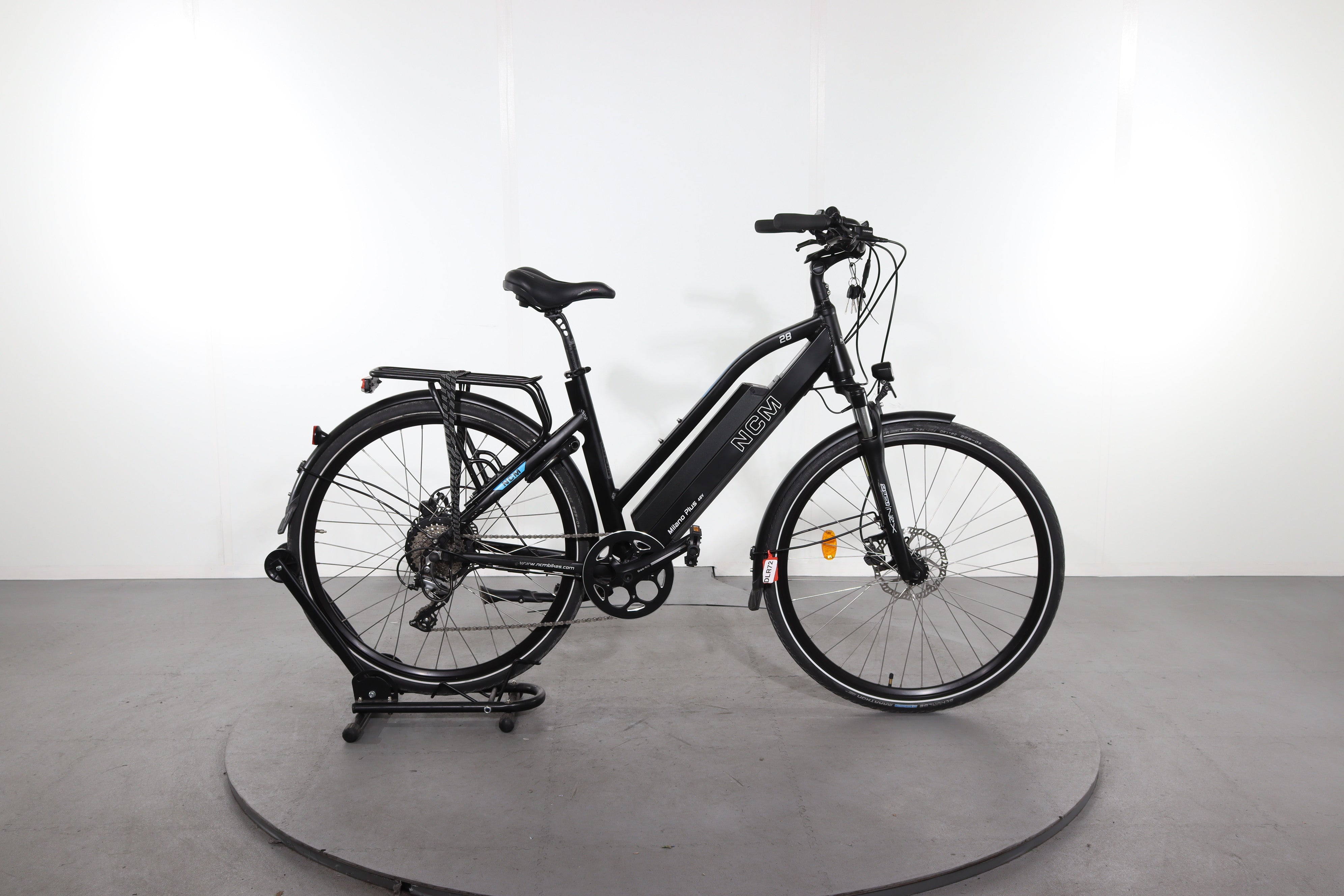 ncm milano moscow venice e-bike pedelec gepäckträger matt schwarz NCM Milano Plus