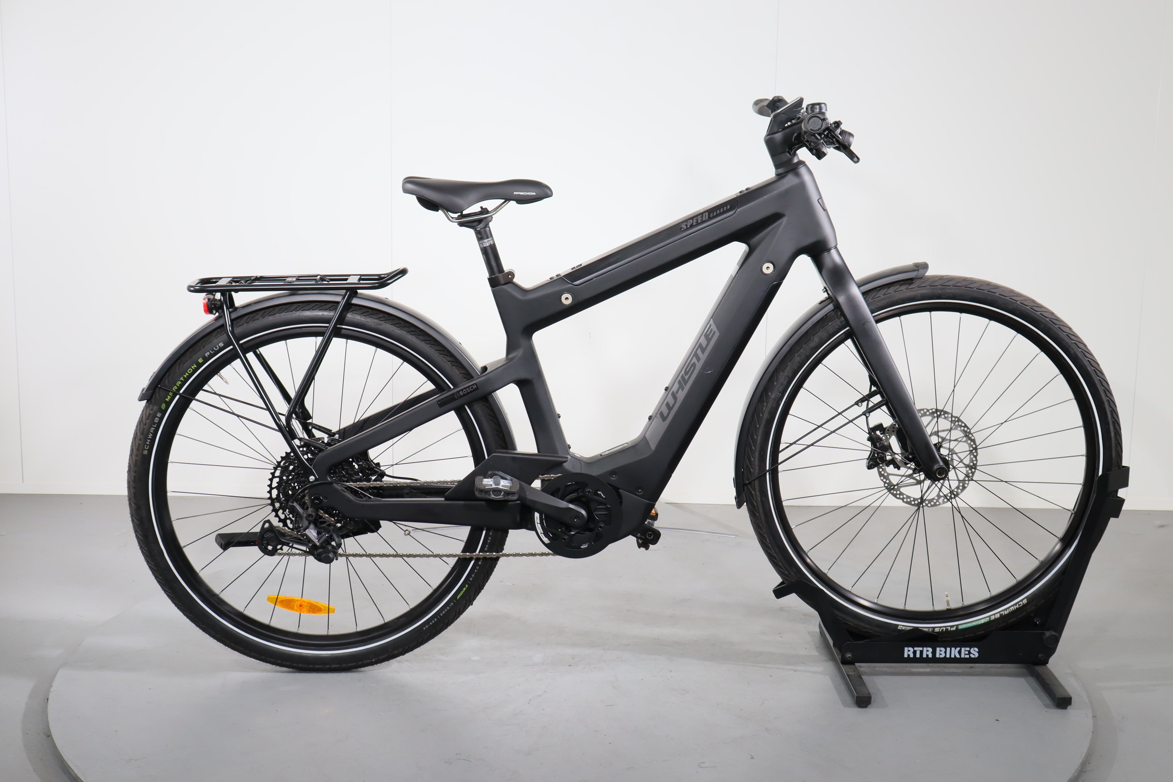 urban bike nabenschaltung scheibenbremse Whistle Speed Urban C9.1 Man Carbon Refurbished E-Bike