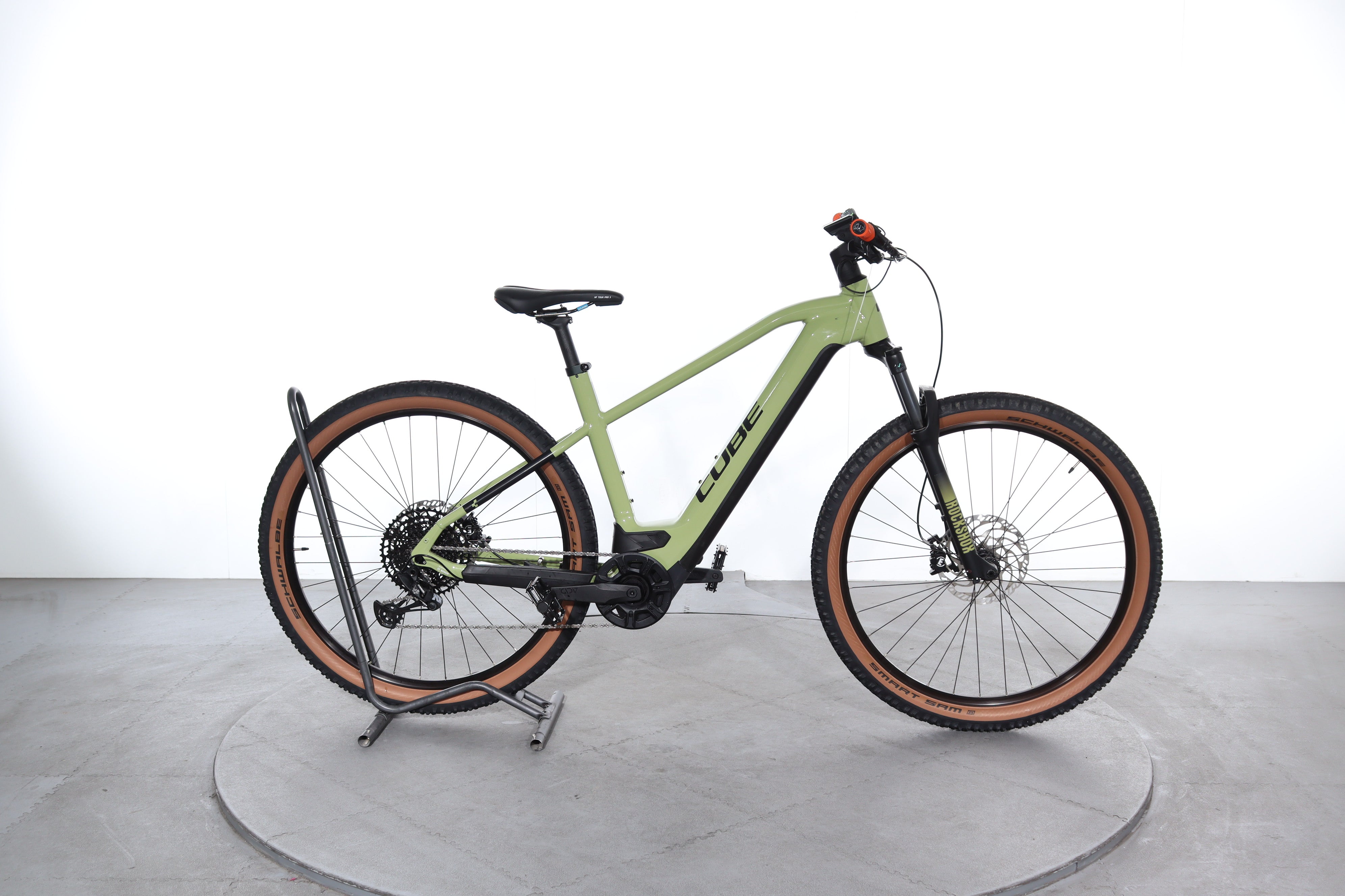 cube e bike green orange Cube Reaction Hybrid EXC 750 E-Bike gebraucht