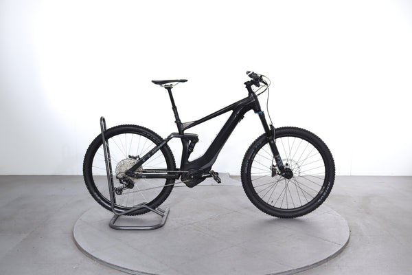cube stereo hybrid 140 sl 500 dark blue'n'lime Cube Stereo Hybrid 140 SL 500 Refurbished E-Bike