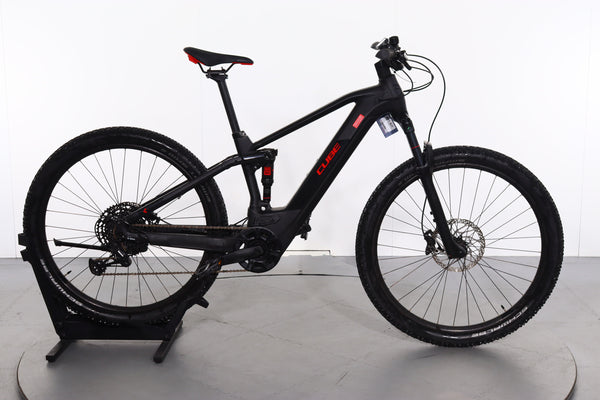 cube stereo hybrid 120 pro 625 black n red Cube Stereo Hybrid 120 Pro Refurbished E-Bike